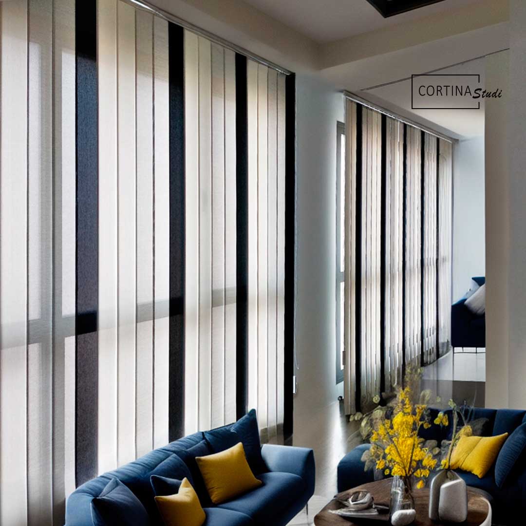 En este momento estás viendo Descubre las cortinas verticales de screen y sus beneficios para tu salón