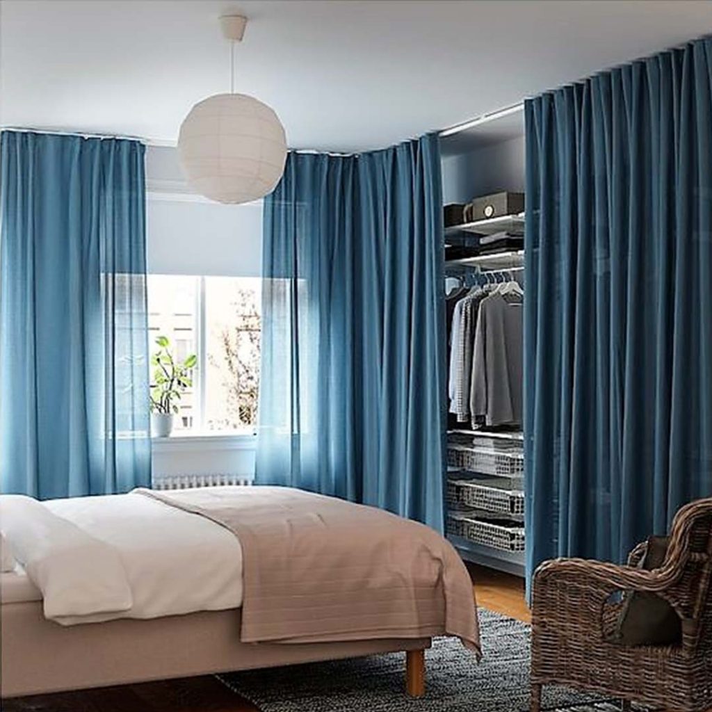 Hacer cortinas a medida, cortinas para dormitorio, cortinas separadoras de espacios, cortinas de lino. cortinas de colores